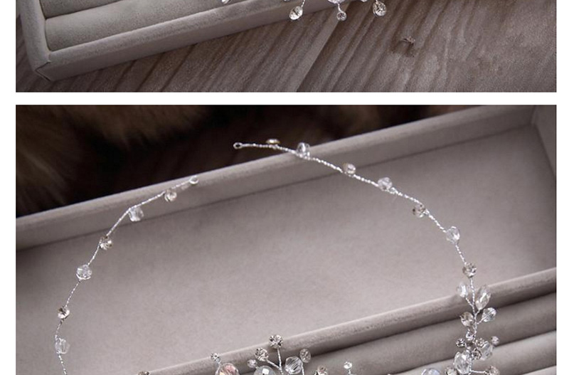 Fashion Silver Color Full Diamond Decorated Hair Accessories,Hair Ribbons