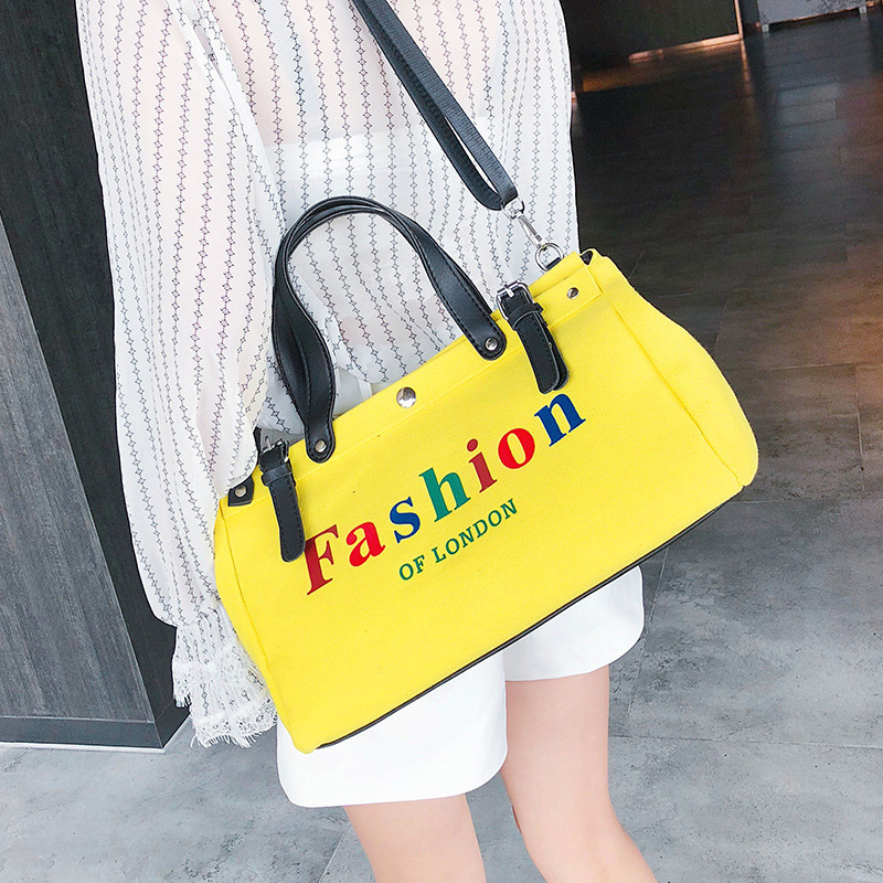 Fashion Khaki Letter Pattern Decorated Handbag,Messenger bags