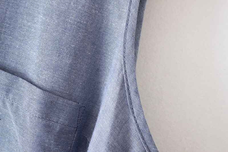 Fashion Blue Pure Color Decorated Jumpsuit,Pants