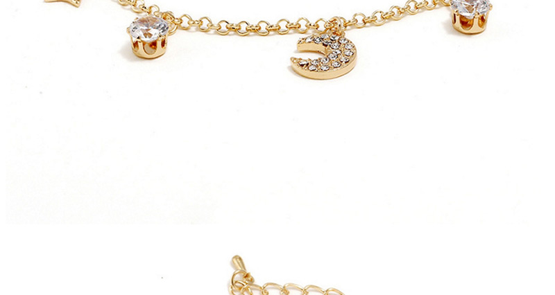 Fashion Gold Color Moon Shape Decorated Bracelet,Fashion Bracelets
