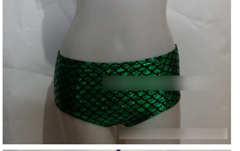 Sexy Green Mermaid Shape Decorated Swimwear,Bikini Sets