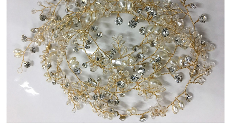 Fashion Gold Color Flower Shape Decorated Hair Accessories,Hair Ribbons