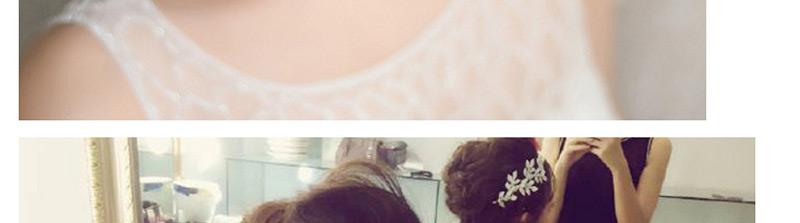 Fashion White Flower Shape Decorated Hair Accessories,Bridal Headwear