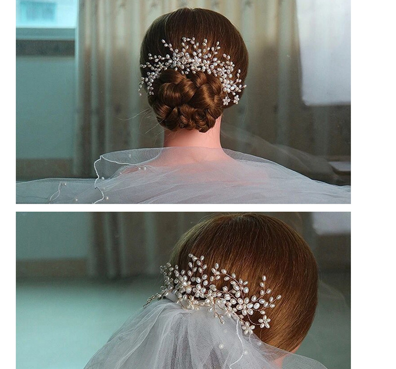 Fashion Silver Color Flower Shape Decorated Hair Accessories,Hairpins