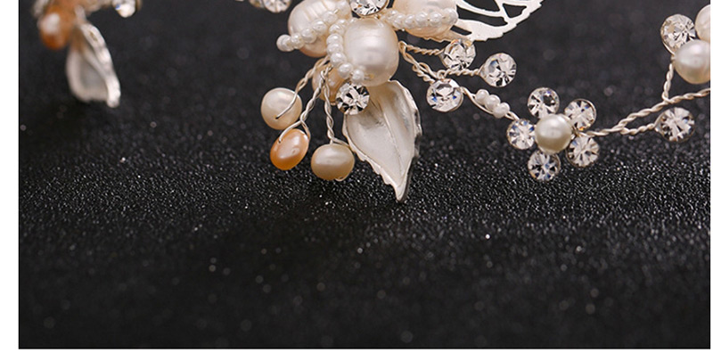 Fashion Silver Color Leaf Shape Decorated Hair Accessories,Hair Ribbons