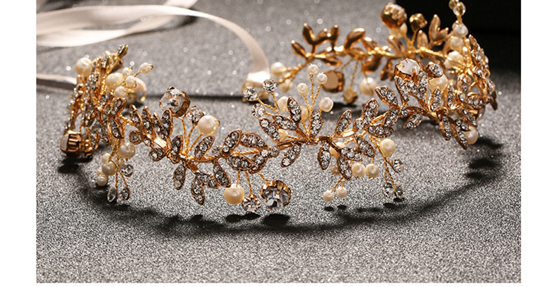 Fashion Gold Color Pure Color Decorated Hair Accessories,Hair Ribbons
