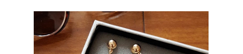Fashion Gold Color Ice Lolly Shape Decorated Earrings,Drop Earrings