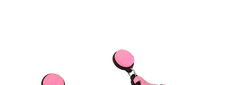 Fashion Pink Ice Cream Shape Decorated Earrings,Drop Earrings