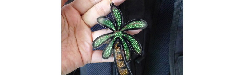 Fashion Green+brown Tree Shape Decorated Earrings,Stud Earrings