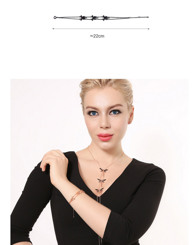 Fashion Black Dragonfly Shape Decorated Bracelet,Fashion Bracelets