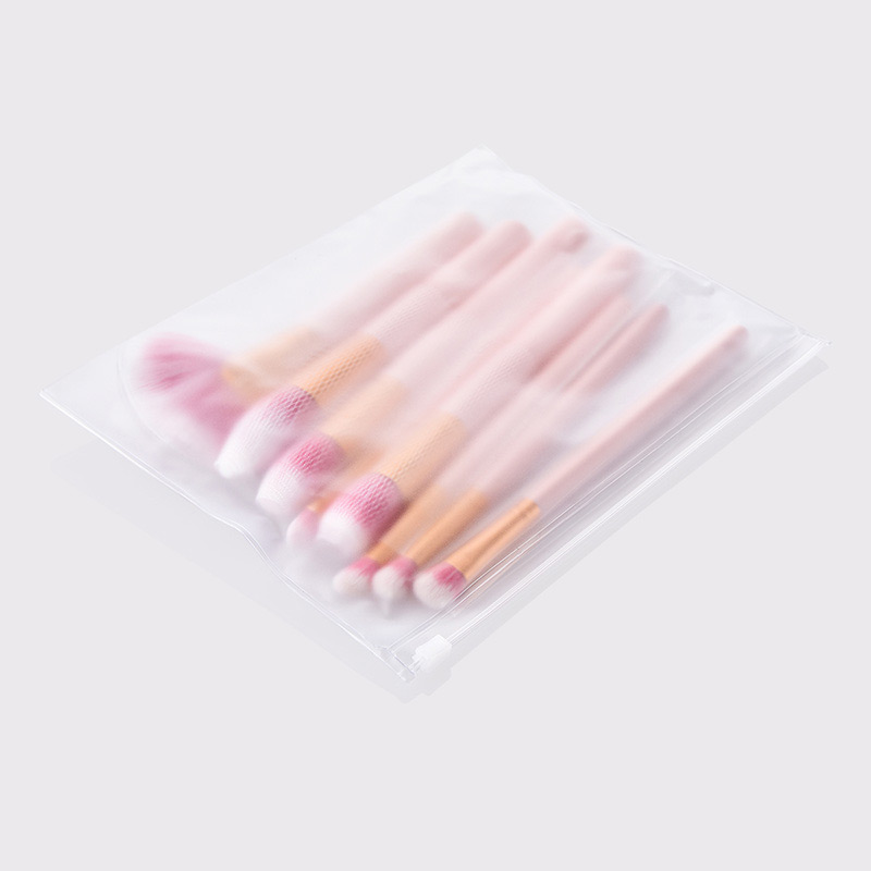 Fashion Pink Sector Shape Decorated Makeup Brush (8 Pcs),Beauty tools