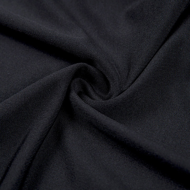 Fashion Black Pure Color Decorated Dress (2 Pcs ),Tank Tops & Camis