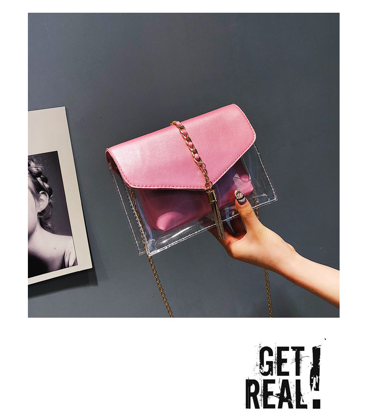 Fashion Pink Square Shape Decorated Shoulder Bag (2 Pcs ),Shoulder bags