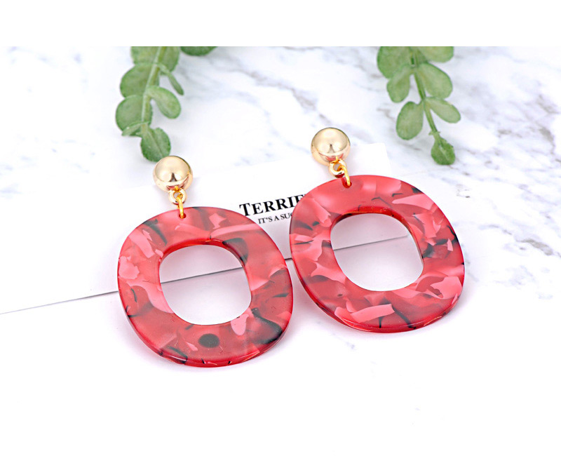 Fashion Brown Round Shape Decorated Earrings,Drop Earrings