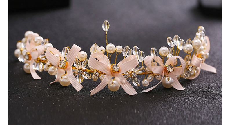 Fashion Pink Bowknot Shape Decorated Hair Accessories,Hair Ribbons