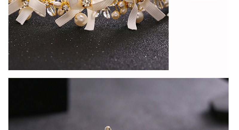 Fashion White Bowknot Shape Decorated Hair Accessories,Hair Ribbons