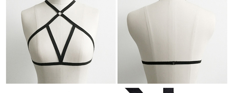 Fashion Black Circular Ring Decorated Body Chain,Body Chain