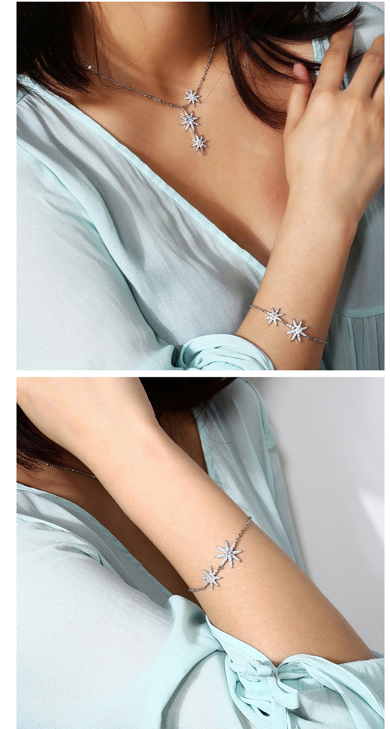 Fashion Silver Color Star Shape Decorated Bracelet,Fashion Bracelets