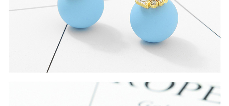 Fashion Gold Color+white Pearl Decorated Earrings,Earrings