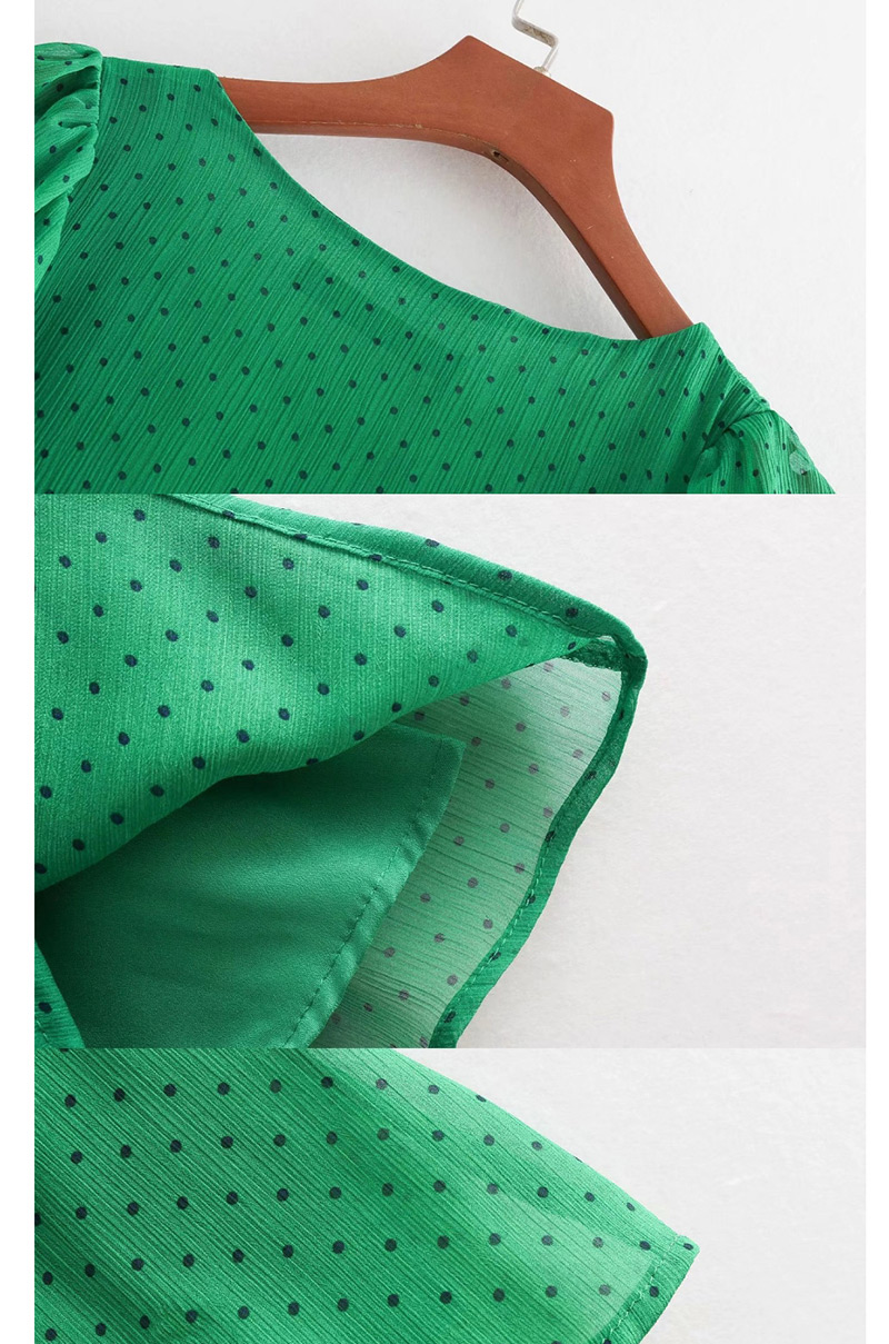 Fashion Green Flower Shape Decorated Jumpsuit,Pants