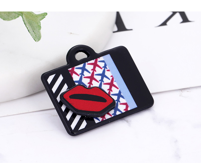 Fashion Multi-color Lip&airplanes Decorated Brooch(4pcs),Korean Brooches