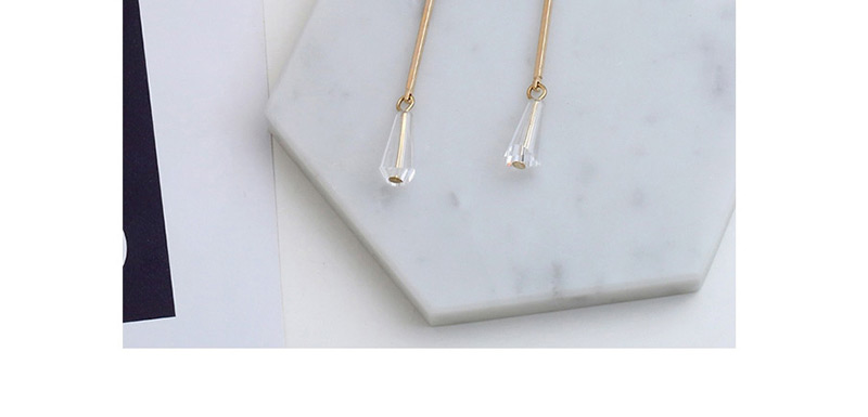 Fashion White Pure Color Decorated Earrings,Drop Earrings