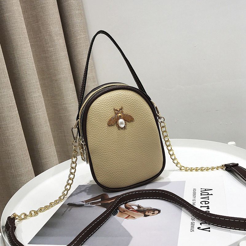 Fashion White Insect Shape Decorated Shoulder Bag,Handbags