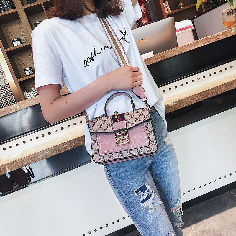 Fashion Pink Button Shape Decorated Shoulder Bag,Handbags