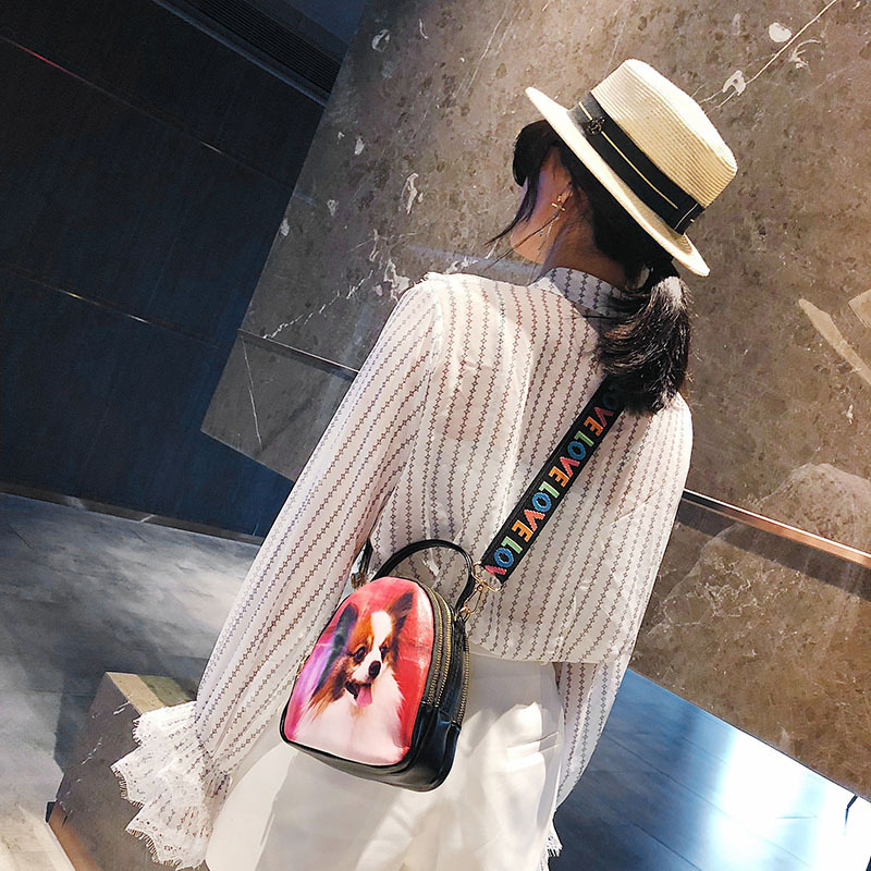 Simple Multi-color Letter Pattern Decorated Shoulder Bag,Handbags