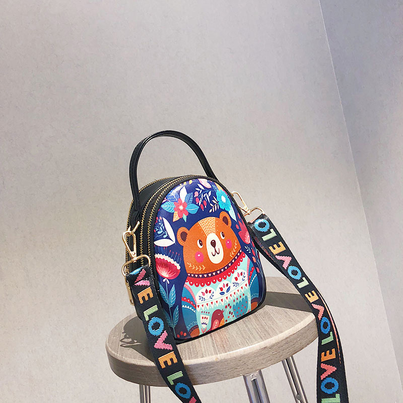 Simple Multi-color Dog Pattern Decorated Shoulder Bag,Handbags