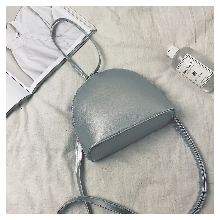 Fashion Silver Color Shell Shape Decorated Handbag,Handbags