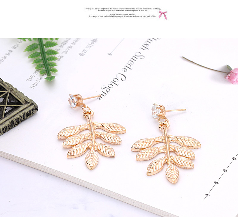 Fashion Gold Color Pure Color Decorated Earrings,Drop Earrings