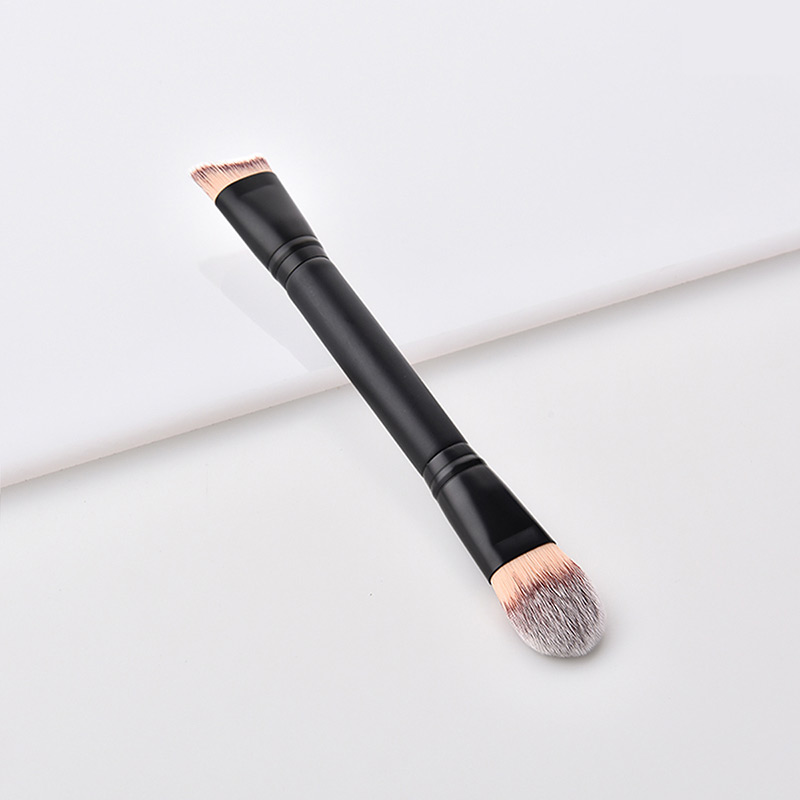 Trendy Black Flame Shape Design Cosmetic Brush(1pc),Beauty tools