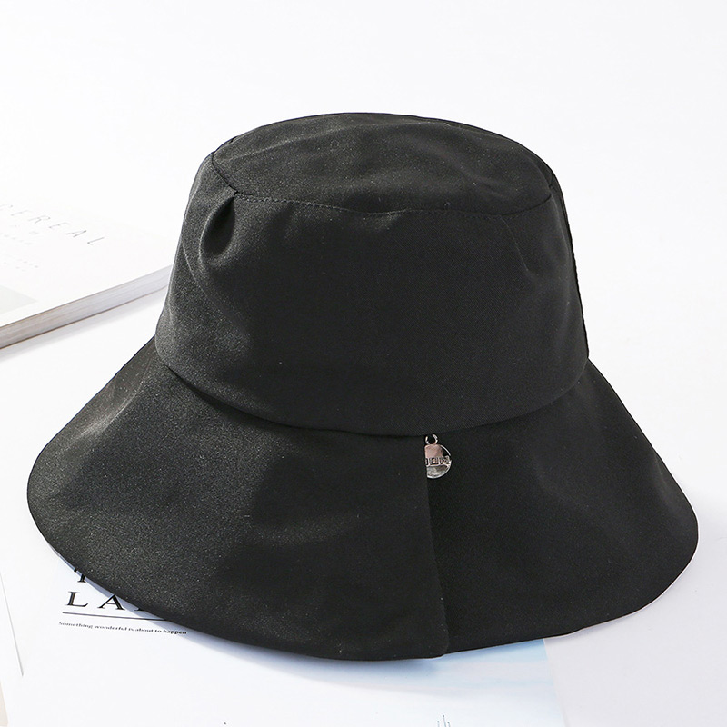 Fashion Beige Pure Color Design Fisherman Hat,Sun Hats
