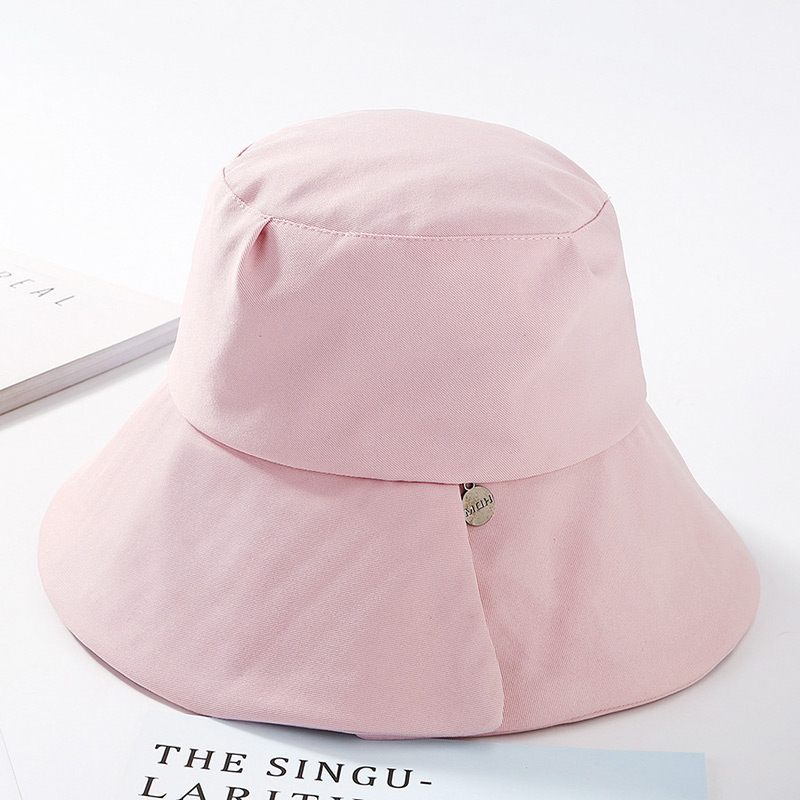 Fashion Beige Pure Color Design Fisherman Hat,Sun Hats