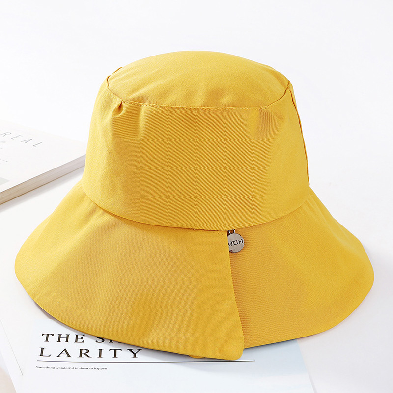 Fashion Black Pure Color Design Fisherman Hat,Sun Hats