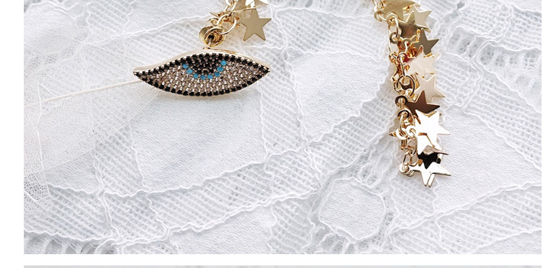 Fashion Silver Color Eye&star Shape Decorated Earrings,Drop Earrings