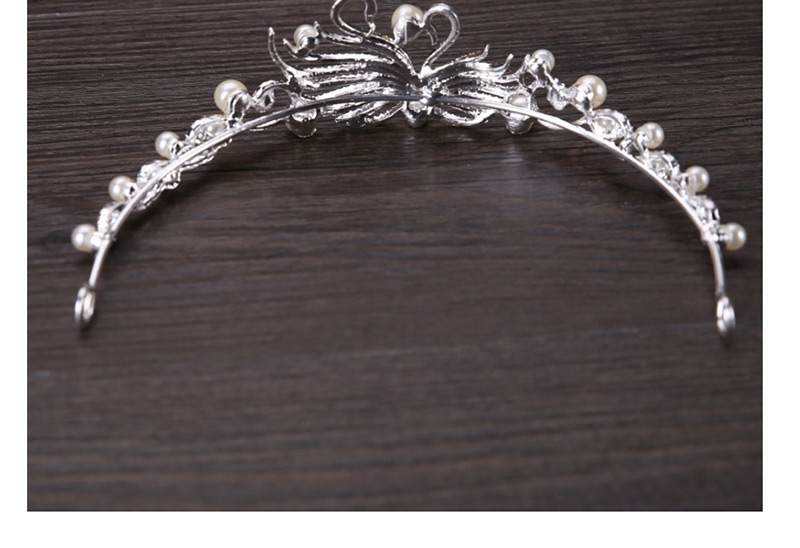 Fashion Silver Color+white Crown Shape Decorated Hair Accessories,Head Band