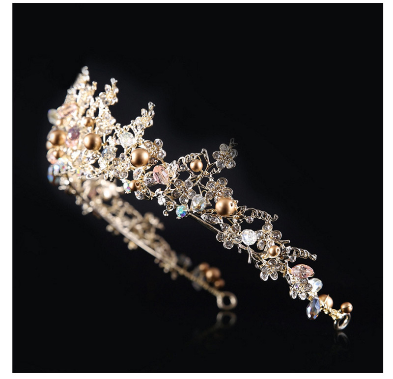 Fashion Gold Color Flower Shape Decorated Hair Accessories,Head Band