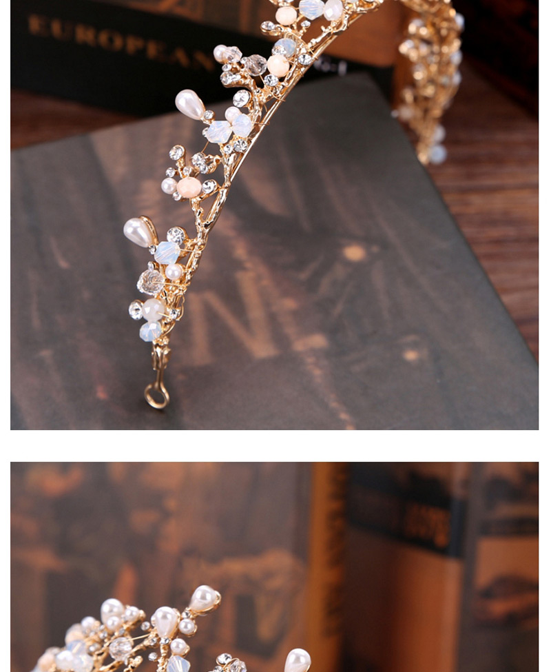Fashion Gold Color Crown Shape Decorated Hair Accessories,Head Band