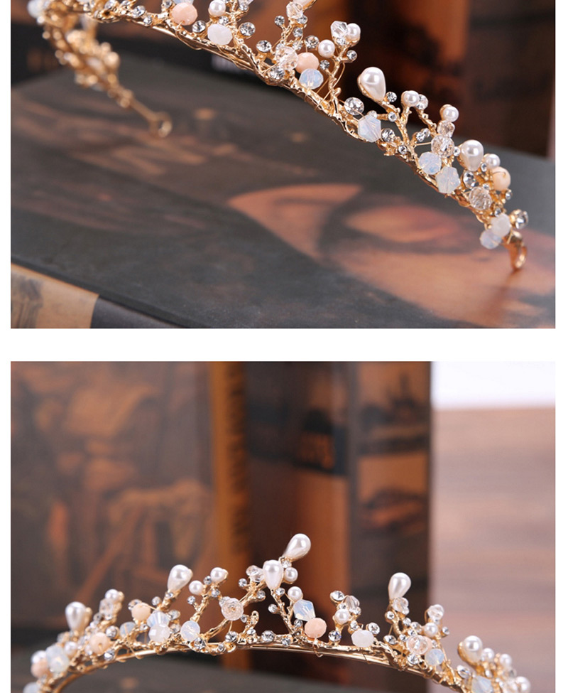 Fashion Gold Color Crown Shape Decorated Hair Accessories,Head Band