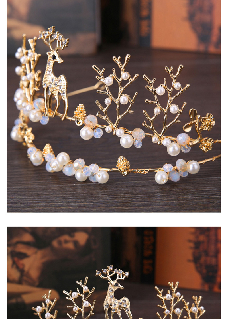 Fashion Gold Color Deer Shape Decorated Hair Accessories,Head Band