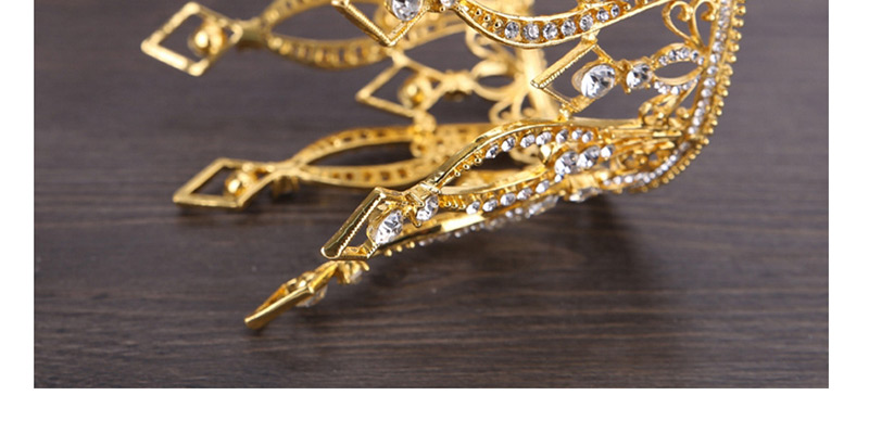 Fashion Gold Color Full Diamond Decorated Hair Accessories,Head Band