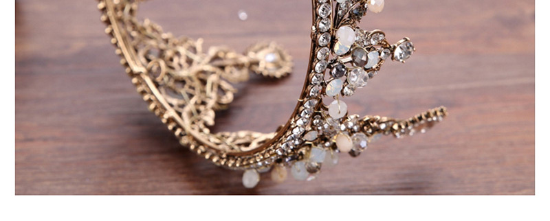 Fashion Antique Gold Crown Shape Decorated Hair Accessories,Head Band