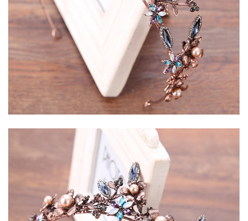Fashion Antique Gold Flower Shape Decorated Hair Accessories,Head Band