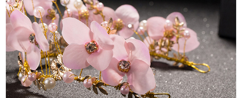 Fashion Pink Flower Shape Decorated Hair Accessories,Head Band