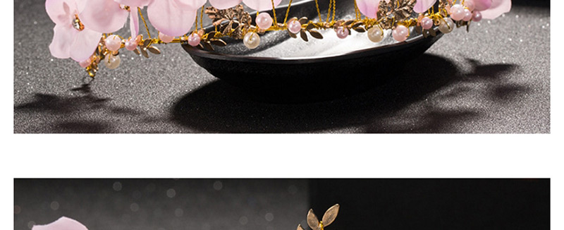 Fashion Pink Flower Shape Decorated Hair Accessories,Head Band