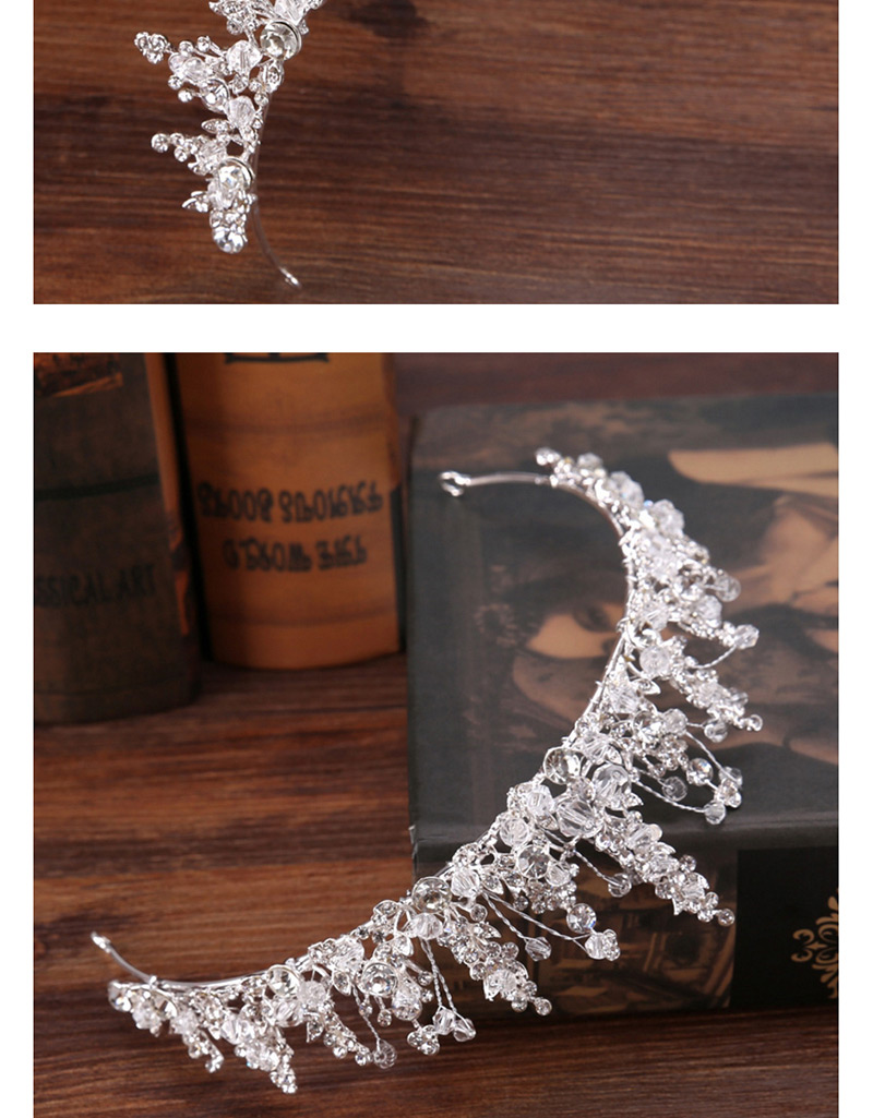 Fashion Silver Color Crown Shape Decorated Hair Accessories,Head Band