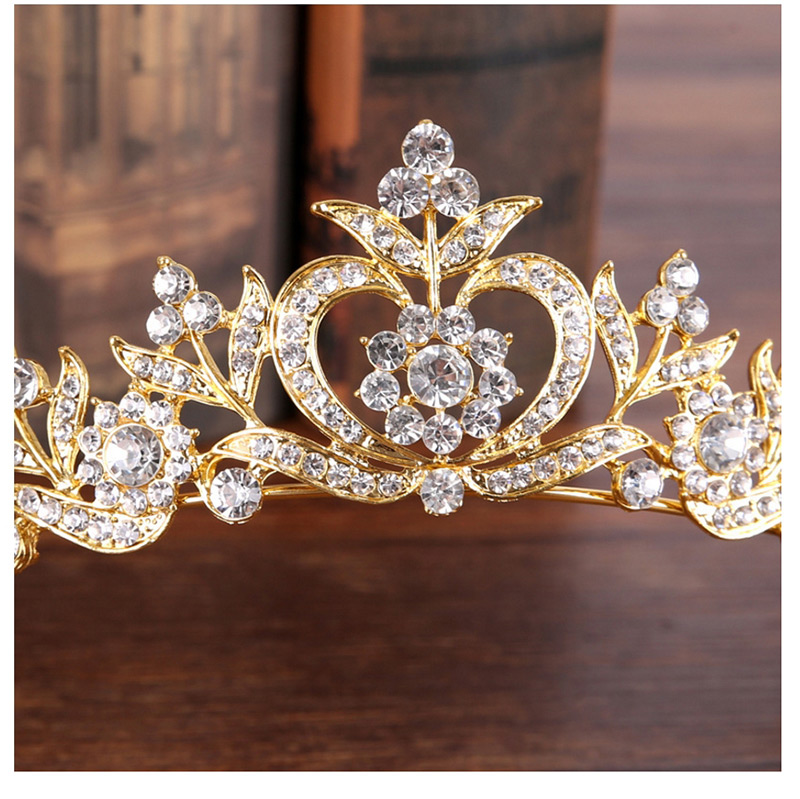 Fashion Gold Color Crown Shape Design Simple Hair Hoop,Head Band
