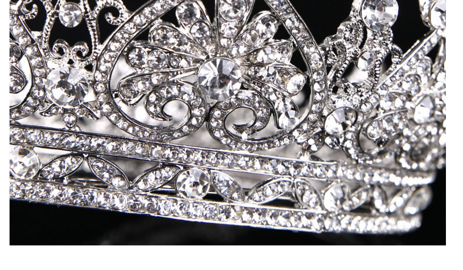 Fashion Silver Color Full Diamond Decorated Hair Accessories,Head Band